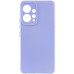 Накладка (з мікрофіброю) Silicone Cover Lakshmi Full Camera для Xiaomi Redmi Note 12 4G- бузковий