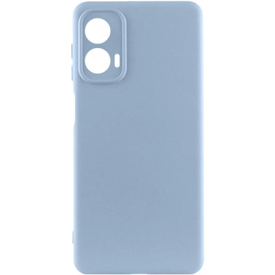 Накладка (з мікрофіброю) GETMAN Liquid Silk Full Camera для Motorola Moto G24- блакитний Накладка (з мікрофіброю) GETMAN Liquid Silk Full Camera для Motorola Moto G24- блакитний