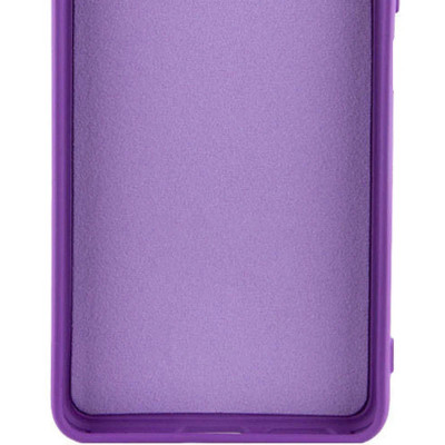 Накладка (з мікрофіброю) GETMAN Liquid Silk Full Camera для Motorola Moto G24- ультра-фіолетовий Накладка (з мікрофіброю) GETMAN Liquid Silk Full Camera для Motorola Moto G24- ультра-фіолетовий