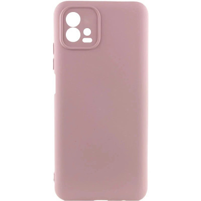 Накладка (з мікрофіброю) GETMAN Liquid Silk Full Camera для Motorola Moto G72- рожевий пісок Накладка (з мікрофіброю) GETMAN Liquid Silk Full Camera для Motorola Moto G72- рожевий пісок