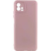 Накладка (з мікрофіброю) GETMAN Liquid Silk Full Camera для Motorola Moto G72- рожевий пісок