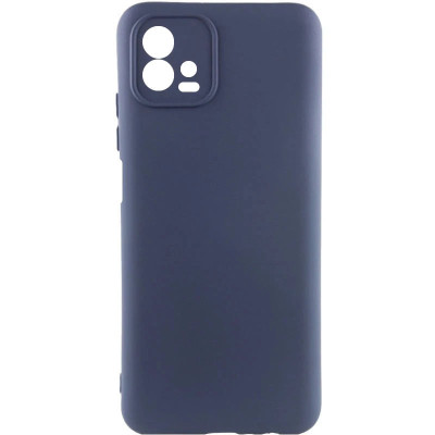 Накладка (з мікрофіброю) GETMAN Liquid Silk Full Camera для Motorola Moto G72- темно-синій Накладка (з мікрофіброю) GETMAN Liquid Silk Full Camera для Motorola Moto G72- темно-синій