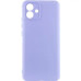 Накладка (з мікрофіброю) GETMAN Liquid Silk Full Camera для Motorola Moto G72- бузковий