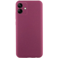 Накладка (з мікрофіброю) GETMAN Liquid Silk Full Camera для Samsung A06- марсала Накладка (з мікрофіброю) GETMAN Liquid Silk Full Camera для Samsung A06- марсала