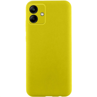 Накладка (з мікрофіброю) GETMAN Liquid Silk Full Camera для Samsung A06- жовтий Накладка (з мікрофіброю) GETMAN Liquid Silk Full Camera для Samsung A06- жовтий