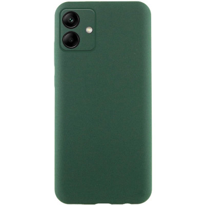 Накладка (з мікрофіброю) GETMAN Liquid Silk Full Camera для Samsung A06- темно-зелений Накладка (з мікрофіброю) GETMAN Liquid Silk Full Camera для Samsung A06- темно-зелений