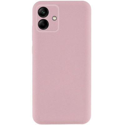 Накладка (з мікрофіброю) GETMAN Liquid Silk Full Camera для Samsung A06- рожевий пісок Накладка (з мікрофіброю) GETMAN Liquid Silk Full Camera для Samsung A06- рожевий пісок