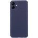 Накладка (з мікрофіброю) GETMAN Liquid Silk Full Camera для Samsung A06- темно-синій