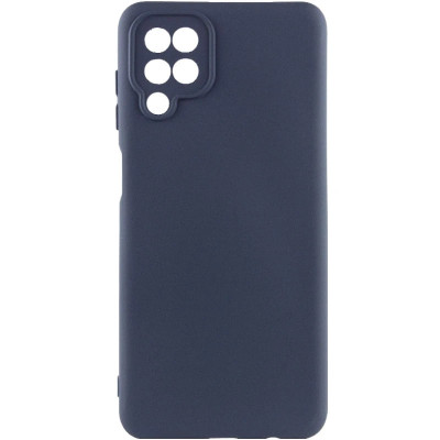 Накладка (з мікрофіброю) GETMAN Liquid Silk Full Camera для Samsung A12 / A125 / M12- темно-синій Накладка (з мікрофіброю) GETMAN Liquid Silk Full Camera для Samsung A12 / A125 / M12- темно-синій