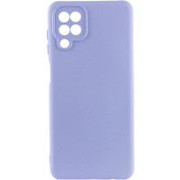 Накладка (з мікрофіброю) GETMAN Liquid Silk Full Camera для Samsung A12 / A125 / M12- бузковий Накладка (з мікрофіброю) GETMAN Liquid Silk Full Camera для Samsung A12 / A125 / M12- бузковий