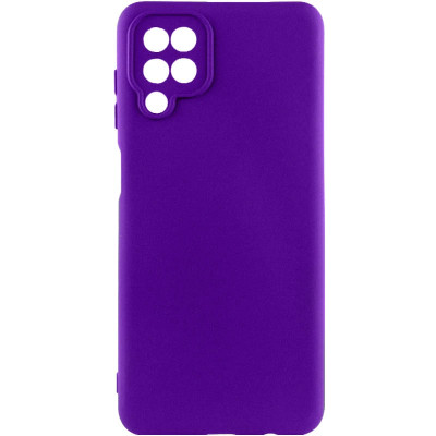 Накладка (з мікрофіброю) GETMAN Liquid Silk Full Camera для Samsung A12 / A125 / M12- ультра-фіолетовий Накладка (з мікрофіброю) GETMAN Liquid Silk Full Camera для Samsung A12 / A125 / M12- ультра-фіолетовий