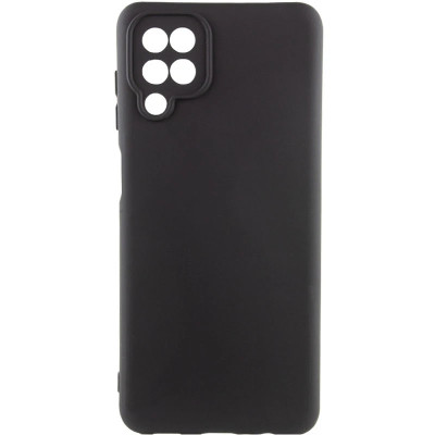 Накладка (з мікрофіброю) GETMAN Liquid Silk Full Camera для Samsung A12 / A125 / M12- чорний Накладка (з мікрофіброю) GETMAN Liquid Silk Full Camera для Samsung A12 / A125 / M12- чорний