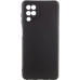 Накладка (з мікрофіброю) GETMAN Liquid Silk Full Camera для Samsung A12 / A125 / M12- чорний
