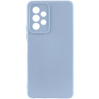 Накладка (з мікрофіброю) GETMAN Liquid Silk Full Camera для Samsung A23 4G- блакитний Накладка (з мікрофіброю) GETMAN Liquid Silk Full Camera для Samsung A23 4G- блакитний