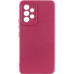 Накладка (з мікрофіброю) GETMAN Liquid Silk Full Camera для Samsung A32 4G / A325- марсала