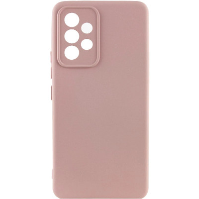 Накладка (з мікрофіброю) GETMAN Liquid Silk Full Camera для Samsung A32 4G / A325- рожевий пісок Накладка (з мікрофіброю) GETMAN Liquid Silk Full Camera для Samsung A32 4G / A325- рожевий пісок