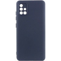 Накладка (з мікрофіброю) GETMAN Liquid Silk Full Camera для Samsung A51 / A515- темно-синій Накладка (з мікрофіброю) GETMAN Liquid Silk Full Camera для Samsung A51 / A515- темно-синій