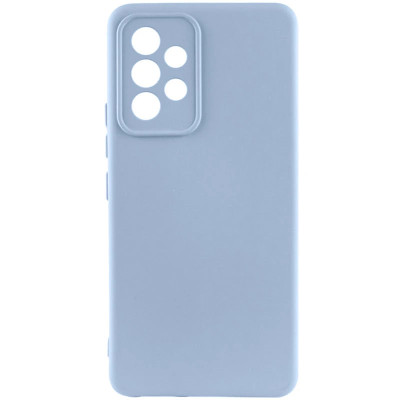 Накладка (з мікрофіброю) GETMAN Liquid Silk Full Camera для Samsung A53 5G- блакитний Накладка (з мікрофіброю) GETMAN Liquid Silk Full Camera для Samsung A53 5G- блакитний