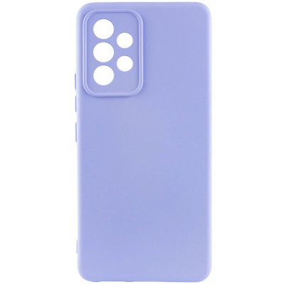 Накладка (з мікрофіброю) GETMAN Liquid Silk Full Camera для Samsung A53 5G- бузковий Накладка (з мікрофіброю) GETMAN Liquid Silk Full Camera для Samsung A53 5G- бузковий