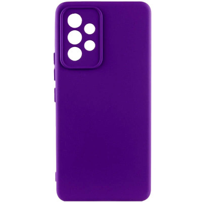 Накладка (з мікрофіброю) GETMAN Liquid Silk Full Camera для Samsung A53 5G- ультра-фіолетовий Накладка (з мікрофіброю) GETMAN Liquid Silk Full Camera для Samsung A53 5G- ультра-фіолетовий