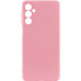 Накладка (з мікрофіброю) GETMAN Liquid Silk Full Camera для Samsung A54 5G- рожевий пісок