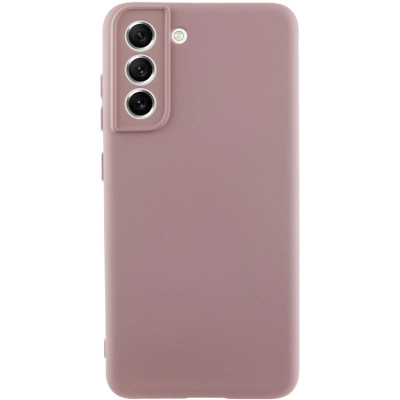 Накладка (з мікрофіброю) GETMAN Liquid Silk Full Camera для Samsung S21- рожевий пісок Накладка (з мікрофіброю) GETMAN Liquid Silk Full Camera для Samsung S21- рожевий пісок