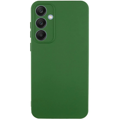 Накладка (з мікрофіброю) GETMAN Liquid Silk Full Camera для Samsung S24 FE- темно-зелений Накладка (з мікрофіброю) GETMAN Liquid Silk Full Camera для Samsung S24 FE- темно-зелений