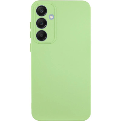 Накладка (з мікрофіброю) GETMAN Liquid Silk Full Camera для Samsung S24 FE- фісташковий Накладка (з мікрофіброю) GETMAN Liquid Silk Full Camera для Samsung S24 FE- фісташковий