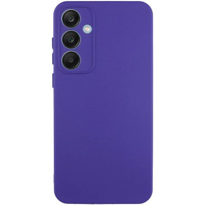 Накладка (з мікрофіброю) GETMAN Liquid Silk Full Camera для Samsung S24 FE- ультра-фіолетовий Накладка (з мікрофіброю) GETMAN Liquid Silk Full Camera для Samsung S24 FE- ультра-фіолетовий