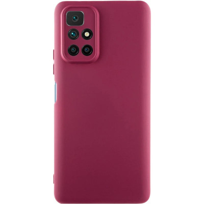 Накладка (з мікрофіброю) GETMAN Liquid Silk Full Camera для Xiaomi Redmi 10- марсала Накладка (з мікрофіброю) GETMAN Liquid Silk Full Camera для Xiaomi Redmi 10- марсала