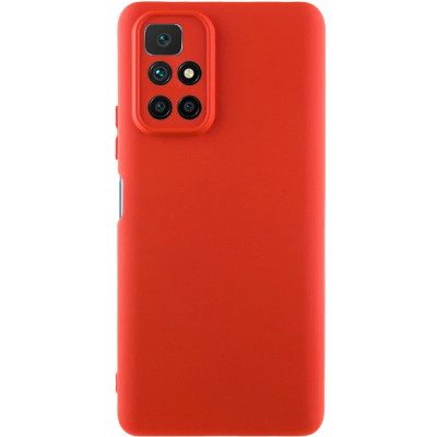 Накладка (з мікрофіброю) GETMAN Liquid Silk Full Camera для Xiaomi Redmi 10- червоний Накладка (з мікрофіброю) GETMAN Liquid Silk Full Camera для Xiaomi Redmi 10- червоний