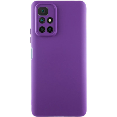 Накладка (з мікрофіброю) GETMAN Liquid Silk Full Camera для Xiaomi Redmi 10- фіолетовий Накладка (з мікрофіброю) GETMAN Liquid Silk Full Camera для Xiaomi Redmi 10- фіолетовий