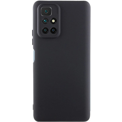 Накладка (з мікрофіброю) GETMAN Liquid Silk Full Camera для Xiaomi Redmi 10- чорний Накладка (з мікрофіброю) GETMAN Liquid Silk Full Camera для Xiaomi Redmi 10- чорний