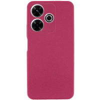 Накладка (з мікрофіброю) GETMAN Liquid Silk Full Camera для Xiaomi Redmi 13 4G / Poco M6 4G- марсала Накладка (з мікрофіброю) GETMAN Liquid Silk Full Camera для Xiaomi Redmi 13 4G / Poco M6 4G- марсала