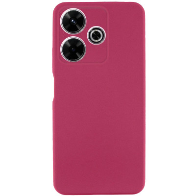 Накладка (з мікрофіброю) GETMAN Liquid Silk Full Camera для Xiaomi Redmi 13 4G / Poco M6 4G- марсала Накладка (з мікрофіброю) GETMAN Liquid Silk Full Camera для Xiaomi Redmi 13 4G / Poco M6 4G- марсала