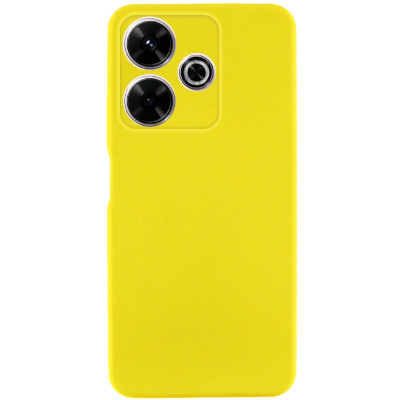 Накладка (з мікрофіброю) GETMAN Liquid Silk Full Camera для Xiaomi Redmi 13 4G / Poco M6 4G- жовтий Накладка (з мікрофіброю) GETMAN Liquid Silk Full Camera для Xiaomi Redmi 13 4G / Poco M6 4G- жовтий