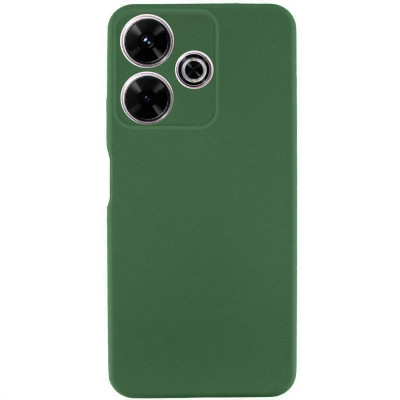 Накладка (з мікрофіброю) GETMAN Liquid Silk Full Camera для Xiaomi Redmi 13 4G / Poco M6 4G- темно-зелений Накладка (з мікрофіброю) GETMAN Liquid Silk Full Camera для Xiaomi Redmi 13 4G / Poco M6 4G- темно-зелений