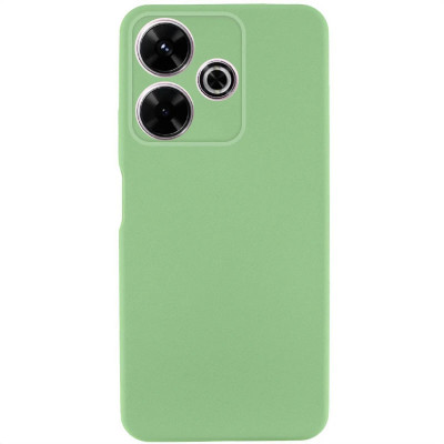 Накладка (з мікрофіброю) GETMAN Liquid Silk Full Camera для Xiaomi Redmi 13 4G / Poco M6 4G- фісташковий Накладка (з мікрофіброю) GETMAN Liquid Silk Full Camera для Xiaomi Redmi 13 4G / Poco M6 4G- фісташковий