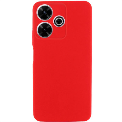 Накладка (з мікрофіброю) GETMAN Liquid Silk Full Camera для Xiaomi Redmi 13 4G / Poco M6 4G- червоний Накладка (з мікрофіброю) GETMAN Liquid Silk Full Camera для Xiaomi Redmi 13 4G / Poco M6 4G- червоний