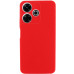 Накладка (з мікрофіброю) GETMAN Liquid Silk Full Camera для Xiaomi Redmi 13 4G / Poco M6 4G- червоний
