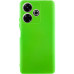 Накладка (з мікрофіброю) GETMAN Liquid Silk Full Camera для Xiaomi Redmi 13 4G / Poco M6 4G- салатовий