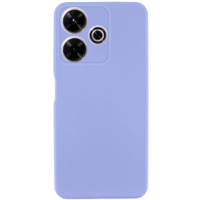 Накладка (з мікрофіброю) GETMAN Liquid Silk Full Camera для Xiaomi Redmi 13 4G / Poco M6 4G- бузковий Накладка (з мікрофіброю) GETMAN Liquid Silk Full Camera для Xiaomi Redmi 13 4G / Poco M6 4G- бузковий