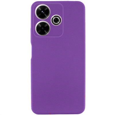 Накладка (з мікрофіброю) GETMAN Liquid Silk Full Camera для Xiaomi Redmi 13 4G / Poco M6 4G- фіолетовий Накладка (з мікрофіброю) GETMAN Liquid Silk Full Camera для Xiaomi Redmi 13 4G / Poco M6 4G- фіолетовий
