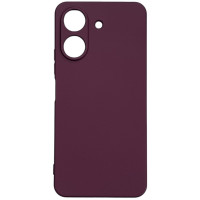 Накладка (з мікрофіброю) GETMAN Liquid Silk Full Camera для Xiaomi Redmi 13C 4G / Poco C65- марсала Накладка (з мікрофіброю) GETMAN Liquid Silk Full Camera для Xiaomi Redmi 13C 4G / Poco C65- марсала