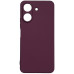 Накладка (з мікрофіброю) GETMAN Liquid Silk Full Camera для Xiaomi Redmi 13C 4G / Poco C65- марсала