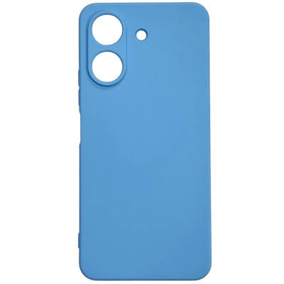 Накладка (з мікрофіброю) GETMAN Liquid Silk Full Camera для Xiaomi Redmi 13C 4G / Poco C65- блакитний Накладка (з мікрофіброю) GETMAN Liquid Silk Full Camera для Xiaomi Redmi 13C 4G / Poco C65- блакитний
