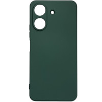 Накладка (з мікрофіброю) GETMAN Liquid Silk Full Camera для Xiaomi Redmi 13C 4G / Poco C65- темно-зелений Накладка (з мікрофіброю) GETMAN Liquid Silk Full Camera для Xiaomi Redmi 13C 4G / Poco C65- темно-зелений