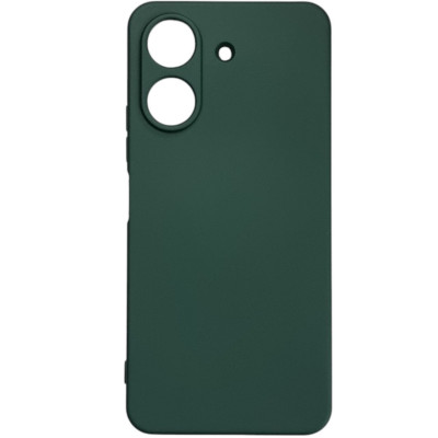 Накладка (з мікрофіброю) GETMAN Liquid Silk Full Camera для Xiaomi Redmi 13C 4G / Poco C65- темно-зелений Накладка (з мікрофіброю) GETMAN Liquid Silk Full Camera для Xiaomi Redmi 13C 4G / Poco C65- темно-зелений