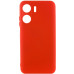 Накладка (з мікрофіброю) GETMAN Liquid Silk Full Camera для Xiaomi Redmi 13C 4G / Poco C65- червоний