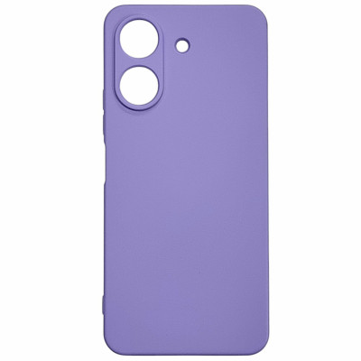 Накладка (з мікрофіброю) GETMAN Liquid Silk Full Camera для Xiaomi Redmi 13C 4G / Poco C65- бузковий Накладка (з мікрофіброю) GETMAN Liquid Silk Full Camera для Xiaomi Redmi 13C 4G / Poco C65- бузковий